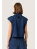 Soaked in Luxury Denimweste SLCalianna Gerade Passform in Dark Blue Denim