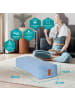 DoYourFitness Yoga-Bolster Paravati gefüllt Buchweizen lavendel eckig Blau