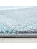 KADIMA DESIGN Teppich Kurzflor Geometrisch Polypropylen Wohnzimmer in Blau