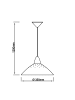 Brilliant Pendelleuchte 35cm Logo ⌀ 35 cm in titan