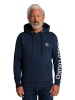 Carlo Colucci Hoodie ohne Reißverschluss Corradino in Navy