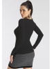 Melrose Strickpullover in schwarz