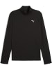 Puma T-Shirt "Run Velocity Cloudspun 1/4 ZIP" in Schwarz