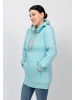 Salzhaut Sweatjacke KRAUĞ in Aqua