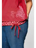 sheego T-Shirt in mohnrot