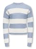 KIDS ONLY Pullover KOGFRANCA SHORT L/S STRIPE KNT in soft chambray
