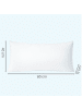 SONGMICS Kopfstützkissen Alyce in Weiß - (B)40 x (H)12 x (T)80 cm