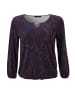 Aniston PLUS Langarmshirt in marine-bordeaux