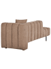 Beliani Chaiselongue LANNILS Braun/Schwarz - (W) 173 x (H) 73 x (L) 79 cm rechtsseitig