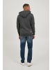 !SOLID Kapuzensweatjacke in grau