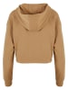 Urban Classics Urban Classics Damen Ladies Oversized Cropped Light Terry Hoodie in unionbeige