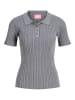 JJXX Gestricktes Polo in Medium Grey Melange