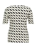 Betty Barclay Basic Shirt mit Print in Beige/Dark Blue
