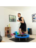 relaxdays Trampolin in Blau-Schwarz - Ø 95 cm