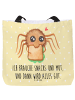 Mr. & Mrs. Panda Reisetasche Spinne Agathe Sandwich mit Spruch in Gelb Pastell