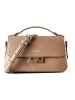 Lacoste Champs Elysees Handtasche Leder 24 cm taupe