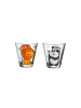 LEONARDO 2er Set Kinderbecher Bambini in 215 ml in Löwe & Panda