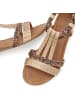 LASCANA Sandale in beige-braun