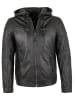 Otto Kern Lederjacke Kapuze Lammnappa *B-Ware* in Schwarz