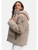 Marikoo Kapuzenplüschjacke Kaguraa 16 in Light Taupe
