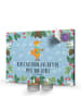 Mr. & Mrs. Panda Adventskalender Fuchs Keks mit Spruch in Eisblau
