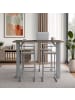 VCM  Bartisch Salia Stehtisch 138 x 80 Salia in Silber / Anthrazit