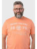 Men Plus Kurzarm T-Shirt in dunkle aprikose