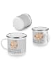 Mr. & Mrs. Panda Becher Verlobung Glaube mit Spruch in Heather Grey