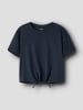 name it Baumwoll-T-Shirt mit Knotensaum Nkfvaya in dark sapphire