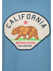 King Kerosin King Kerosin Print T-Shirt California Motor State in blau