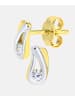 Vanlere Ohrstecker aus 375 Gelbgold mit Zirkonia