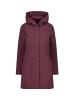 cmp Funktionsjacke/Mantel WOMAN COAT FIX HOOD in Lila