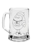 Mr. & Mrs. Panda Bierglas Eule Frankreich ohne Spruch in Transparent