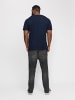 JACK & JONES PLUS T-shirt in Navy Blazer