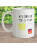 Mr. & Mrs. Panda Tasse Toast Marmelade mit Spruch in Weiß