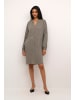 Kaffe Kleid KAamber Oversize fit in Black/Feather Graphic Print