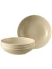 Seltmann Weiden 6er Set Suppenteller Terra in ø 21,2 cm in Sandbeige
