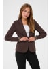 Kaffe Blazer Kinnie Regular fit in Black Coffee/Morel Stripe