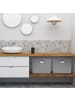 relaxdays 6x Aufbewahrungsbox in Grau - (B)43 x (H)34 x (T)43 cm