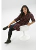 Aniston PLUS Karobluse in bordeaux-weiß-marine kariert