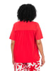 Ulla Popken Shirt in neon rot
