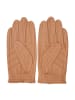 Wittchen Leder Handschuhe in Hellbraun in Beige