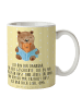 Mr. & Mrs. Panda Kaffeetasse Bären Buch mit Spruch in Gelb Pastell