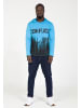 PLUS EIGHTEEN Herren Kapuzenpullover in Türkis