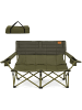 COSTWAY Campingstuhl für 2 Personen in Grün