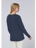 Polo Sylt Langarmshirt im Label-Design in Blau