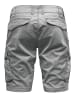 EGOMAXX Bermuda Cargoshorts mit Patten-Taschen A&S in Hellgrau