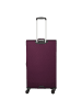 travelite Cubis 4 Rollen Trolley L 83 cm mit Dehnfalte berry