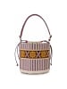 Oilily Metallic Stripe Beuteltasche 19 cm mauve orchid