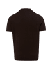 Finshley & Harding Strick-Poloshirt in schoko - 0001
